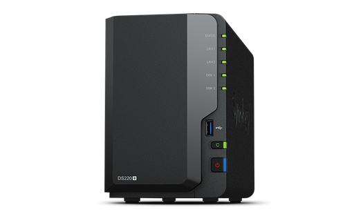 [DS220PLUS] SYNOLOGY DS220+ SERVEUR NAS DESKTOP 02 BAIES, 0 DISKLESS