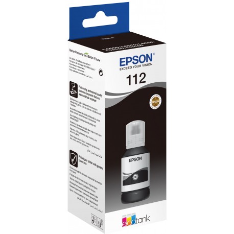 [C13T06C14A] Epson 112 EcoTank bouteille d'encre liquide BLACK127ml